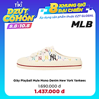 Giày Playball Mule Mono Denim New York Yankees