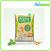 Bịch Sữa đậu nành Fami Nguyên Chất ít đường 200ml