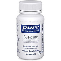 Pure Encapsulations - B12 Folate - Activated Vitamin B12 and Folate - Hypoallergenic Supplement - 60 Capsules