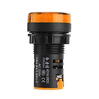 Machifit AD16-22DS AC220V 22mm Indicator Signal Light Lamp Panel Mount LED Power Indicator