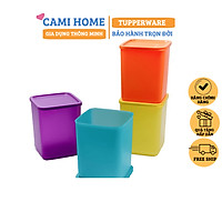 Hộp Bảo Quản Thực Phẩm Large Summer Fresh Tupperware, Hộp Trữ Khô Đựng Bánh Kẹo, Nhựa Nguyên Sinh An Toàn