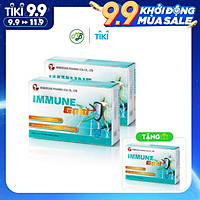 COMBO 2 tặng 1 TPCN Viên uống Hỗ trợ Tăng sức đề kháng làm giảm nguy cơ mắc bệnh do đề kháng kém Immune Gold --Hộp 30 viên