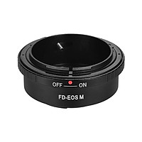 Ngàm Chuyển Đổi Ống Kính FD-EOS M Canon FD Sang Canon EOS M M2 M3 M5 M6 M10 M50 - Đen