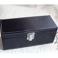 New Storage Box Case Black PU Leather for 20PCS PCGS NGC Slabs Coin Holders