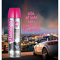 Flamingo - Bình Xịt Vệ Sinh Khoang Máy Ô tô, Mặt Máy F008 650ml