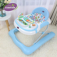 Xe tập đi 2 giai đoạn cho bé Mastela W1123 thiết kế chữ U nâng hạ độ cao, bánh xe cao su hãm di chuyển theo quán tính