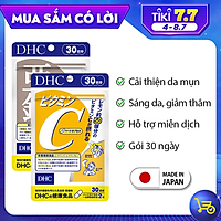 Combo NGỪA MỤN - GIẢM THÂM DHC Nhật Bản gồm viên uống vitamin C và viên uống kẽm 30 ngày JN-DHC-CB2