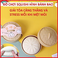 Đồ chơi Squishy hình bánh bao giải trí giảm stress