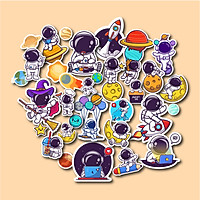 Set 30 sticker hình dán - Phi hành gia