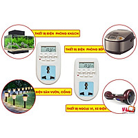 Ổ cắm hẹn giờ điện tử bật tắt thiết bị 220V - 10A (AL-06)