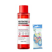 Nước Hoa Hồng Giảm Mụn, Phục Hồi Cho Da Nhạy Cảm Some By Mi Red TeaTree Cicassoside Final Solution Toner 150ml + Tặng Kèm 1 Túi Lưới Rửa Mặt Tạo Bọt