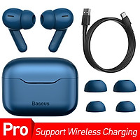 Tai nghe TWS chống ồn chủ động Baseus SIMU ANC S1 Pro True Wireless Earphone (Chống ồn chủ động, Xuyên Âm, Hi Fi/ Stereo, AAC/SBS, Dual Core DSP) - Hàng chính hãng