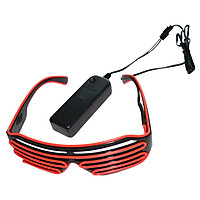 LED Glasses 10 Colors Optional Light Up El Wire Neon Rave Glasses Twinkle Glowing Party Club Holiday Bar Decorative