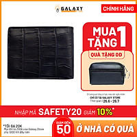 Ví Nam Bóp Nam Da Bò Dập Vân Cá Sấu Cao Cấp Galaxy Store GVN14 - Hàng Chính Hãng