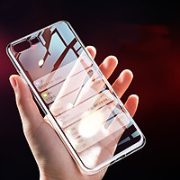 Ốp Lưng Kính Cường Lực Trong Suốt Hoàn Toàn. Lưng Kính Không Ố Vàng, Viền Máy Dẻo Cho Iphone X/ XS/ XS Max/ XR/ 7/8 Plus