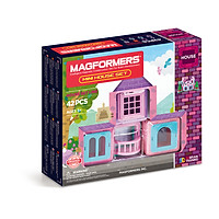 Đồ chơi xếp hình nam châm 3D Magformers - Ngôi nhà nhỏ 42 mảnh