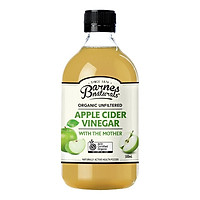 Giấm táo hữu cơ (có giấm cái) Organic Apple Cider Vinegar (with mother) - BARNES NATURAL