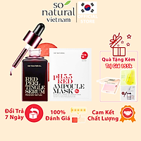 Bộ Serum Da Mụn Dưỡng Da Cấp Ẩm Cho Mặt Red Peel Premium 20ml Và Red Mask PH.5.5 30ml So Natural
