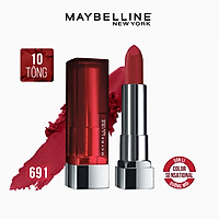 Son Lì Mịn Môi Không Khô Môi Maybelline New York Color Sensational The Creamy Mattes Lipstick 3.9g