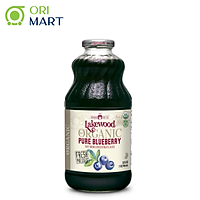 Nước ép Việt Quất Hữu Cơ Nguyên Chất Lakewood 100% Trái Cây Tự nhiên 946ml - Pure Blueberry 946ml Lake Wood