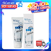 Sữa Rửa Mặt Huyết Thanh Làm Trắng Giảm Nhăn Holikey White Fresh Cleansing Foam