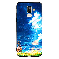 Ốp lưng viền TPU cho Samsung galaxy J8 - Little Girl