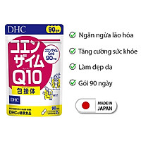 Viên uống chống lão hóa da DHC Nhật Bản Coenzyme Q10 thực phẩm chức năng bổ sung vitamin C làm đẹp da, hỗ trợ não bộ JN-DHC-COE