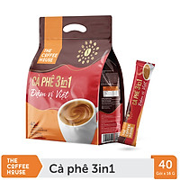 Cà phê 3IN1 Đậm vị Việt - The Coffee House (40 gói x 16 g)