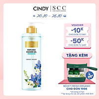 Sữa tắm nước hoa dưỡng ẩm sáng da Cindy Bloom Fresh Ocean mùi hương năng động trẻ trung 640g