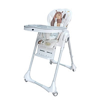 Ghế đa năng Mastela 1015 ngả, nâng hạ độ cao, có bánh xe / TẶNG BÁT THÌA ĂN DẶM UPASS CHÍNH HÃNG