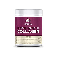 Ancient Nutrition Bone Broth Collagen Powder, 30 Servings of All-Natural Protein Powder Loaded with Bone Broth Co-Factors, 10g of Type I, II and III Collagen Per Serving (Pure) …
