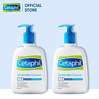 Combo 2 Sữa rửa mặt làm sạch dịu nhẹ không xà phòng Cetaphil Gentle Skin Cleanser 500ml/chai