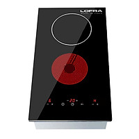Bếp Âm Đôi Hồng Ngoại Lofra Venere 30 (52cm - 3000W) - Hàng Chính Hãng