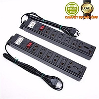 ổ điện 7 phích cắm có công tắc - ổ điện có dây 7 phích cắm