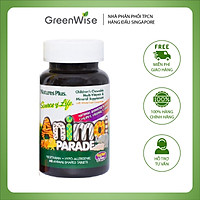 Kẹo Nhai Bố Sung Vitamin Hỗn Hợp Dành Cho Trẻ EmVị Trái Cây Tự Nhiên Animal Parade - 60 Viên