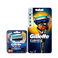 Combo Dao Cạo Râu Gillette Fusion 5 Proglide + Bộ 2 Lưỡi Thay Thế