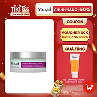 Kem dưỡng siêu phục hồi và tái tạo da Murad Intense Recovery Cream 50ml Tặng Essential C Cleanser 200ml
