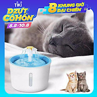 Smart Uống Đài Phun Nước 1 Năm Xanh Dương Thế Hệ 2 An Toàn Với Một Hệ Thống Cắt Tắt Khi Nước Chảy Ra Ngay Lập Tức 2,4L Đài Phun Nước Tự Động Cho Mèo Cưng Mèo Thú Cưng Chạy Điện USB Bát Cho Ăn Máy Uống Nước Cho Thú Cưng
