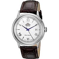 Orient Men's '2nd Gen. Bambino Ver. 2' Japanese Automatic Stainless Steel and Leather Dress Watch