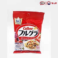 Gói 50g Ngũ Cốc Trái Cây Calbee Nhật Bản
