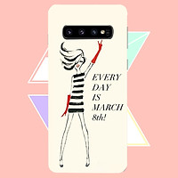 Ốp điện thoại dành cho máy Samsung Galaxy S10 Plus - Mọi ngày đều là 8 3 MS ACKTU005