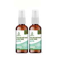 Bộ 2 bình xịt tinh dầu đuổi muỗi bạc hà 50ml/chai JULYHOUSE