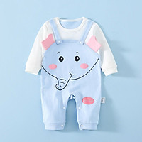 Body Yếm Dài Tay cho Bé Trai Bé Gái mẫu quần áo trẻ em hình voi và cá sấu dễ thương chất Cotton xịn mịn từ 3-12kg