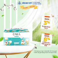 Bông tẩy trang làm sạch da Bông Bạch Tuyết Calla Sạch Sâu 150 miếng/hộp