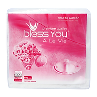 Khăn Giấy Ăn Bless You 23*23 Gói 100 Tờ