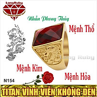 Nhẫn Nam Phong Thủy | Nhẫn Phong Thủy Nam Titan NMHOA, NMTHO, NMKIM