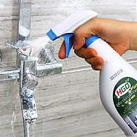 Siêu tẩy cặn canxi nhà tắm HGO Plus tẩy sạch vòi inox, vách kính, bồn cầu, lavabo. Chai 500ml