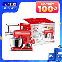 Máy trộn bột, xay thịt thân khung thép Midimori, MDMR-9819B (1800W) - Hàng chính hãng