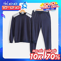 Bộ Nỉ Nam Kiểu Dáng Thể Thao Vải Da Cá Cao Cấp Thời Trang VICERO
