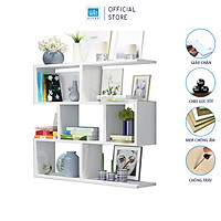 Kệ Sách Gỗ Treo Tường 4 Tầng Đơn Giản Mà Đẹp SIB DECOR (Nhiều màu)